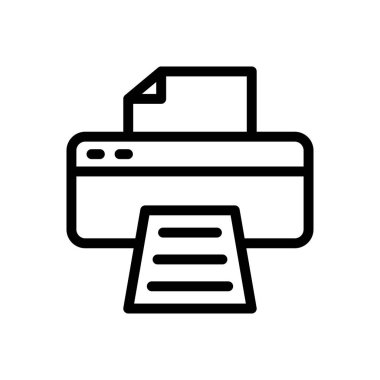 belge vektörü ince çizgi simgesi