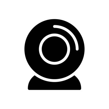 kamera vektör simgesi düz simge