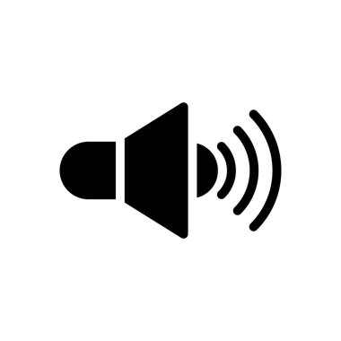 hoparlör vektör düz simgesi