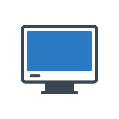 ekran vektörü renk simgesi