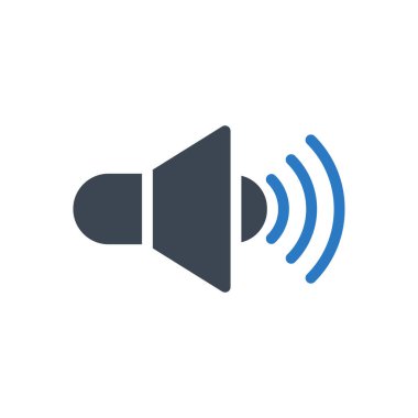 hoparlör vektör renk simgesi