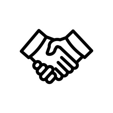 bağlılık vektörü ince çizgi simgesi