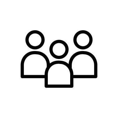 takım vektör ince çizgi simgesi