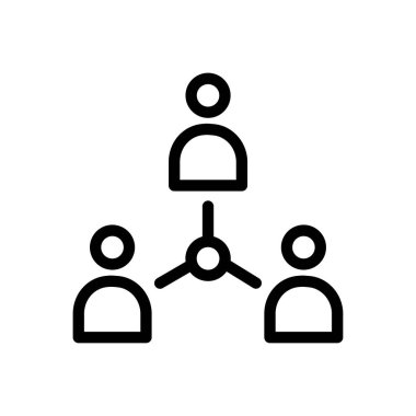 takım vektör ince çizgi simgesi