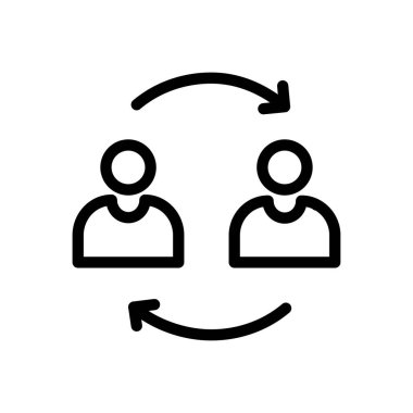 vektör ince çizgi simgesini değiştir