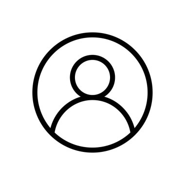 Hesap vektörü ince çizgi simgesi