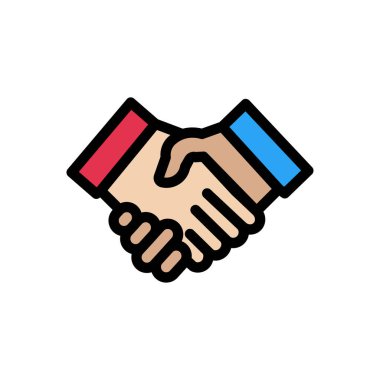 bağlılık vektörü düz renk simgesi