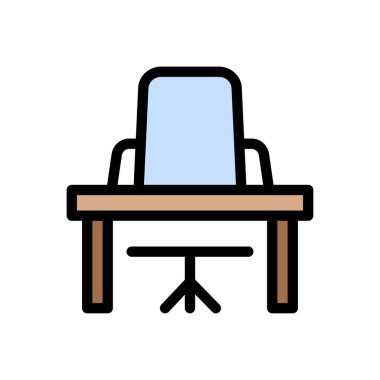 tablo vektörü düz renk simgesi