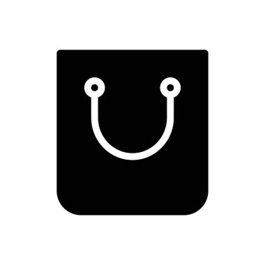 Alışveriş vektörü simgesi düz simgesi