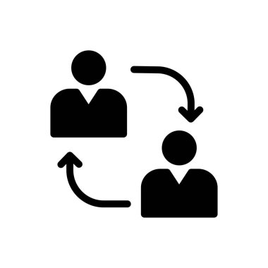 değişken vektör düz simgesi