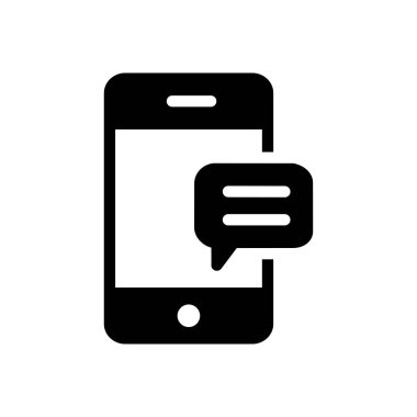 ileti vektörü düz simgesi