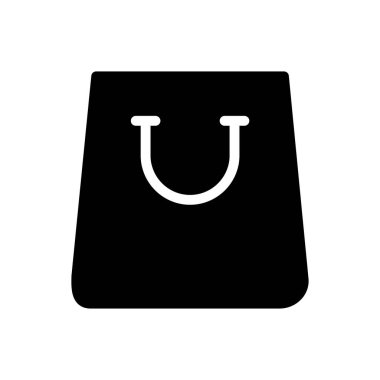 Alışveriş vektörü simgesi düz simgesi