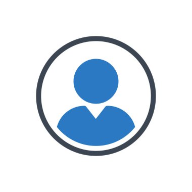 Hesap vektörü renk simgesi