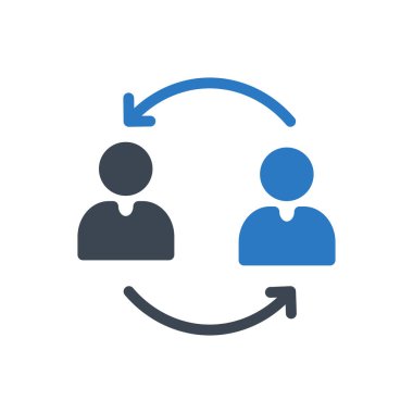 vektör renk simgesini transfer et