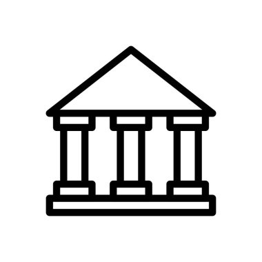 finans vektörü ince çizgi simgesi