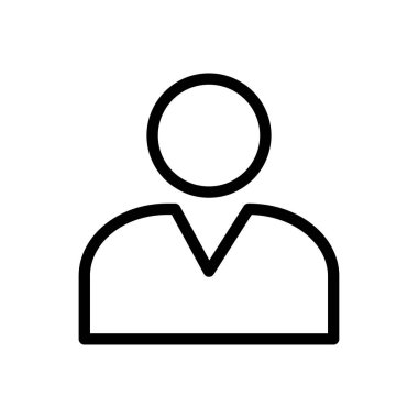 Hesap vektörü ince çizgi simgesi