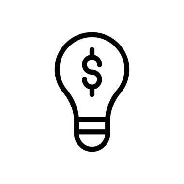 yaratıcı vektör ince çizgi simgesi