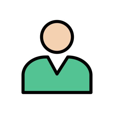 hesap vektörü düz renk simgesi