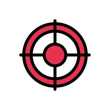 düz vektör renk simgesine odaklan