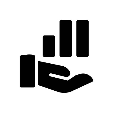 grafik vektör düz simgesi