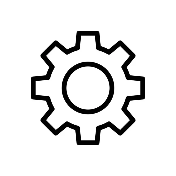 Vektor Thin Line Icon Konfigurieren — Stockvektor