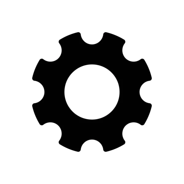 Configurer Icône Plate Glyphe Vectoriel — Image vectorielle
