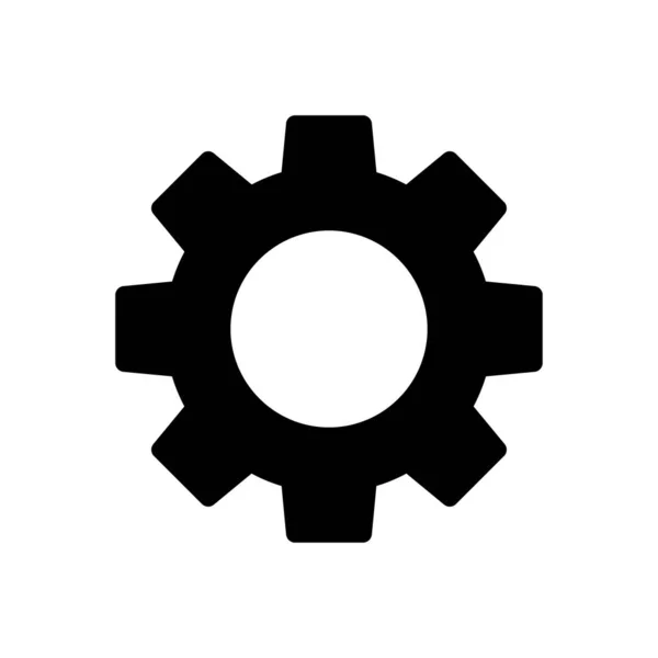 Configure Vector Glyph Flat Icon — 스톡 벡터