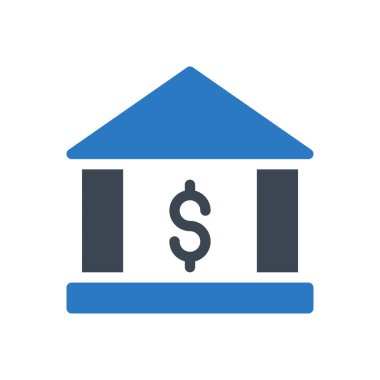 Dolar vektör renk simgesi