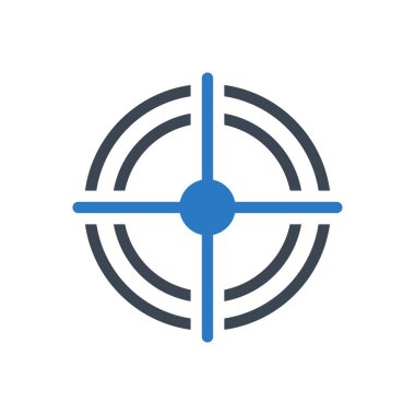 odak vektörü renk simgesi