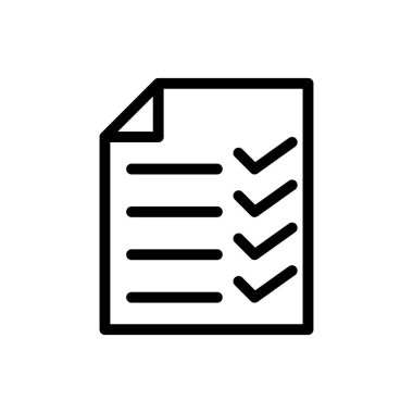 proje vektörü ince çizgi simgesi