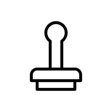 Doğrulanmış vektör ince çizgi simgesi