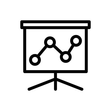 tahta vektörü ince çizgi simgesi