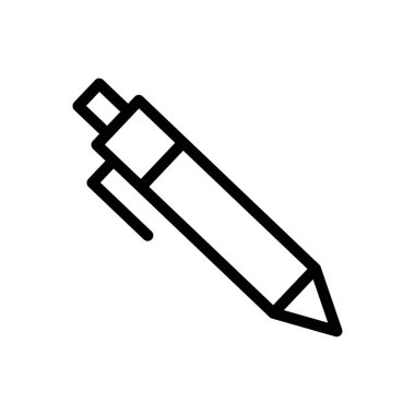 kalem vektörü ince çizgi simgesi