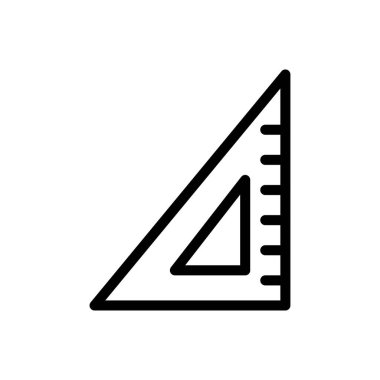 İletici vektör ince çizgi simgesi