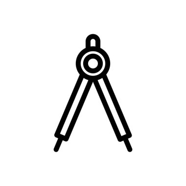 Geometri vektörü ince çizgi simgesi