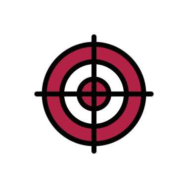 düz vektör renk simgesine odaklan