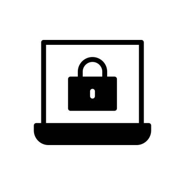 dizüstü bilgisayar vektörü düz simgesi