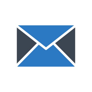 ileti vektör renk simgesi