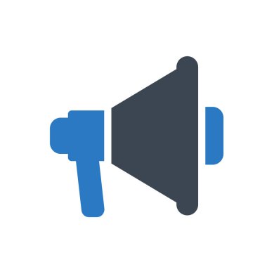 megafon vektör renk simgesi