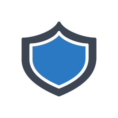 kalkan vektör renk simgesi