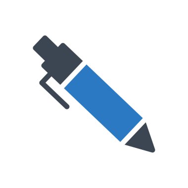 kalem vektörü renk simgesi