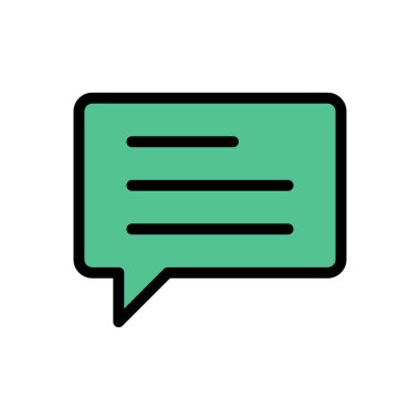 bizimle kontak vektör düz renk simgesi