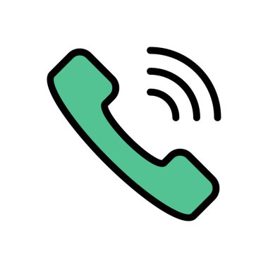 destek vektörü düz renk simgesi