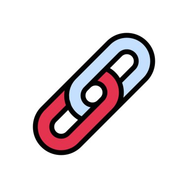 Adres vektörü düz renk simgesi