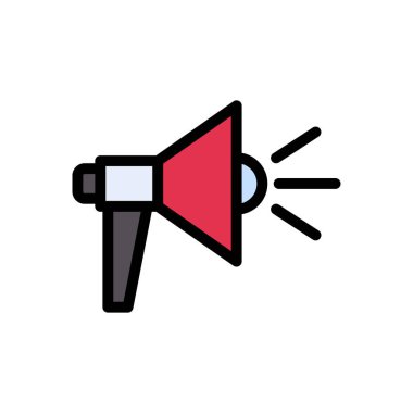 yüksek vektör düz renk simgesi