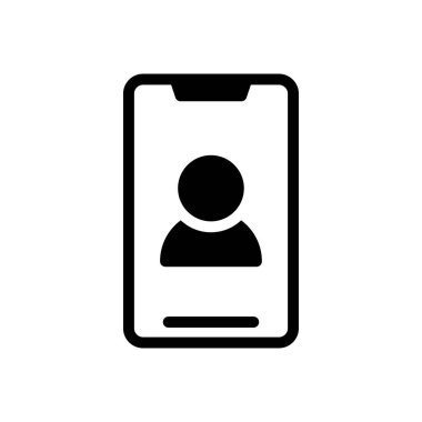 telefon vektörü simgesi düz simgesi