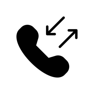 bizimle kontak kurun vektör glifleri düz simge