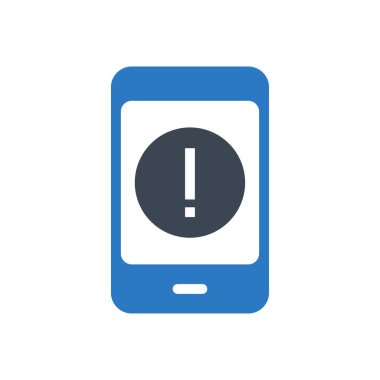 uyarı vektörü renk simgesi