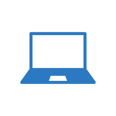 dizüstü bilgisayar vektörü renk simgesi