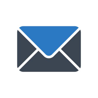 e-posta vektörü renk simgesi